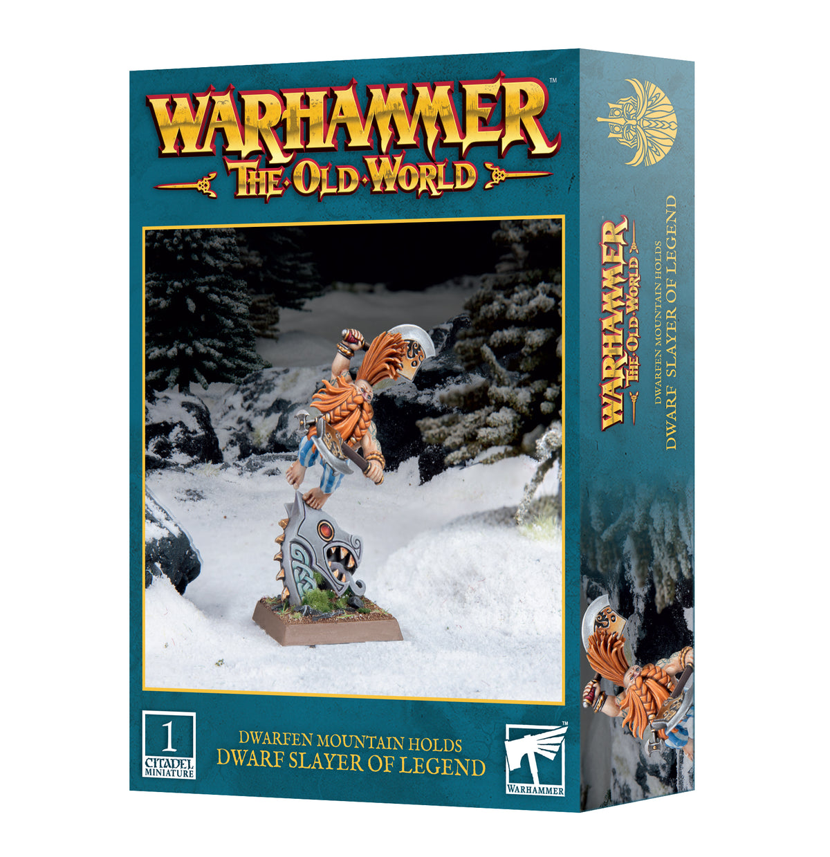 Games Workshop - Warhammer - Dwarfen Mountain Holds: Dwergkoning met Eathstone