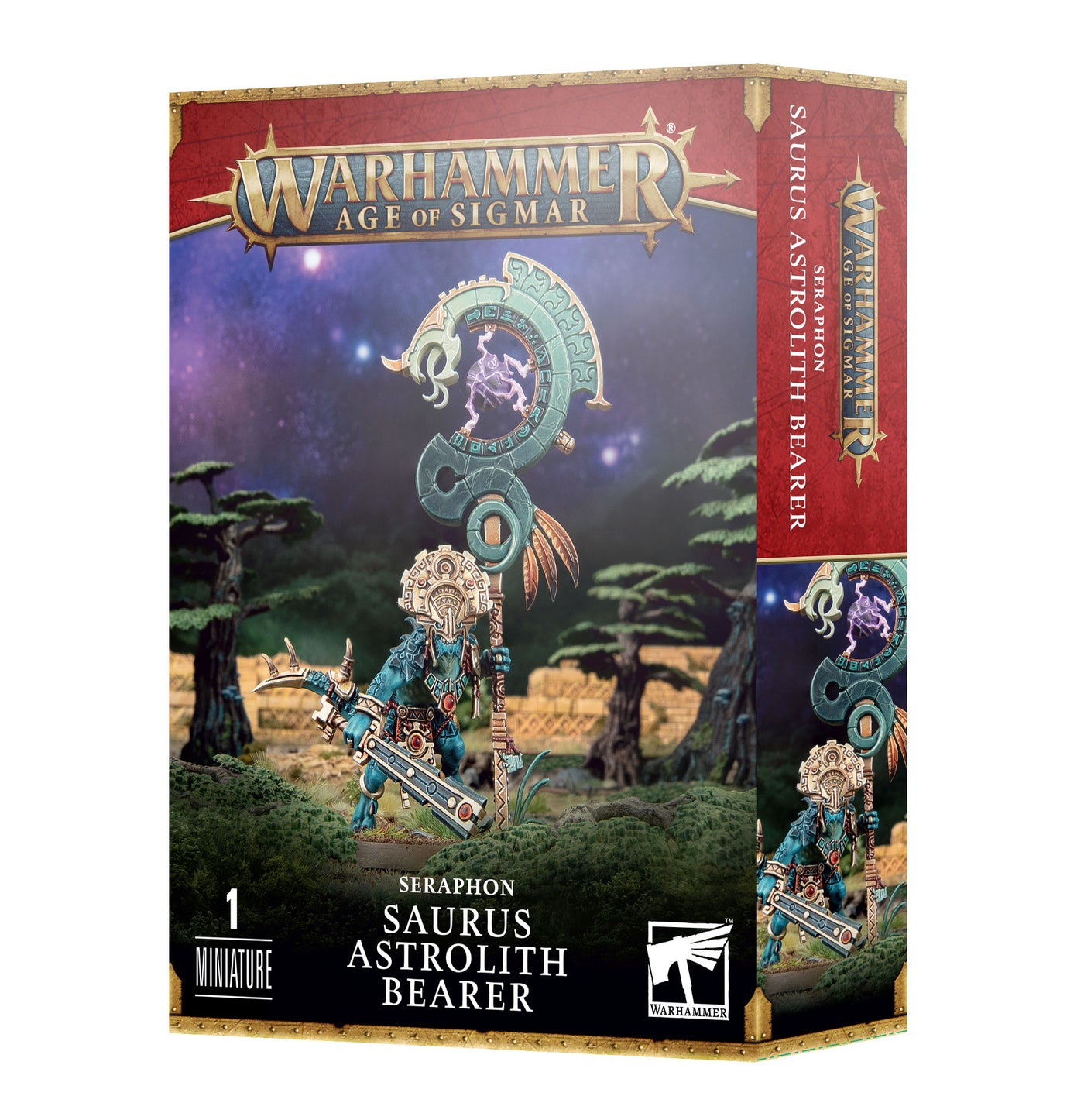 Warhammer Age Of Sigmar - Seraphon - Saurus Astrolith Bearer