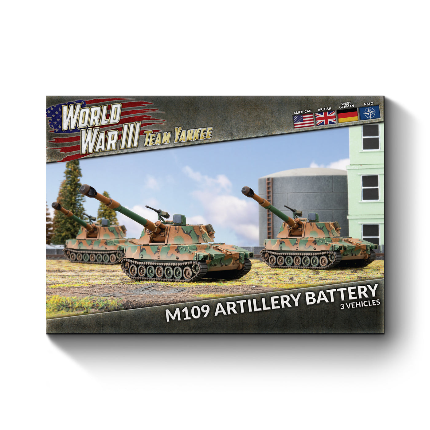 British M109 Field Artillery Battery - Team Yankee
