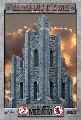 Gothic Battlefields: Medium Corner Ruin (x1)