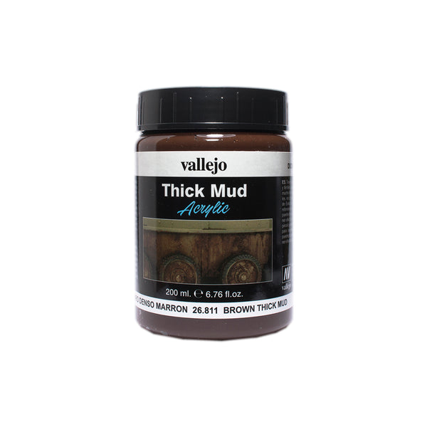 Vallejo Weathering Effects 200ml - Brown Thick Mud