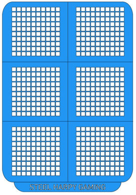 Squares - Small - Style 1 - Steel Harpy Stencils