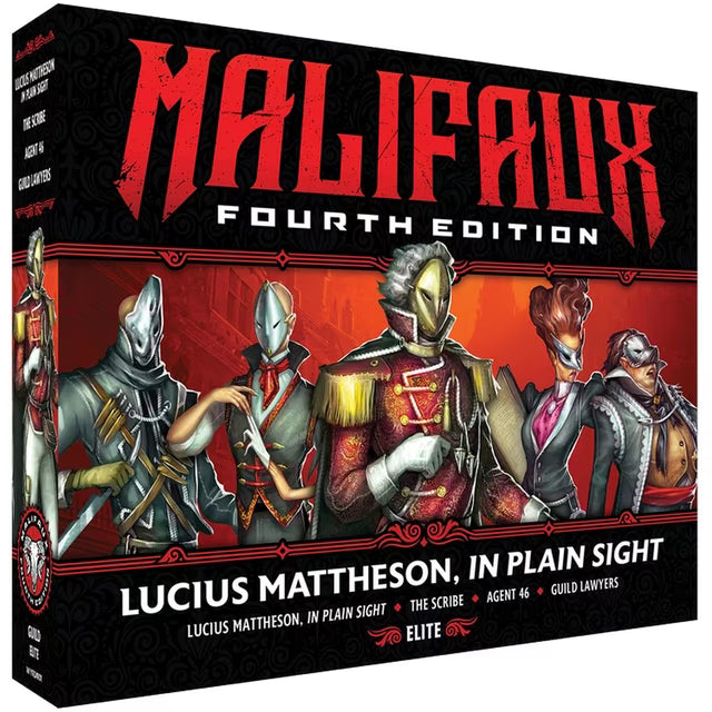 Lucius Mattheson, In Plain Sight (4th Edition) - The Guild - Wyrd Miniatures