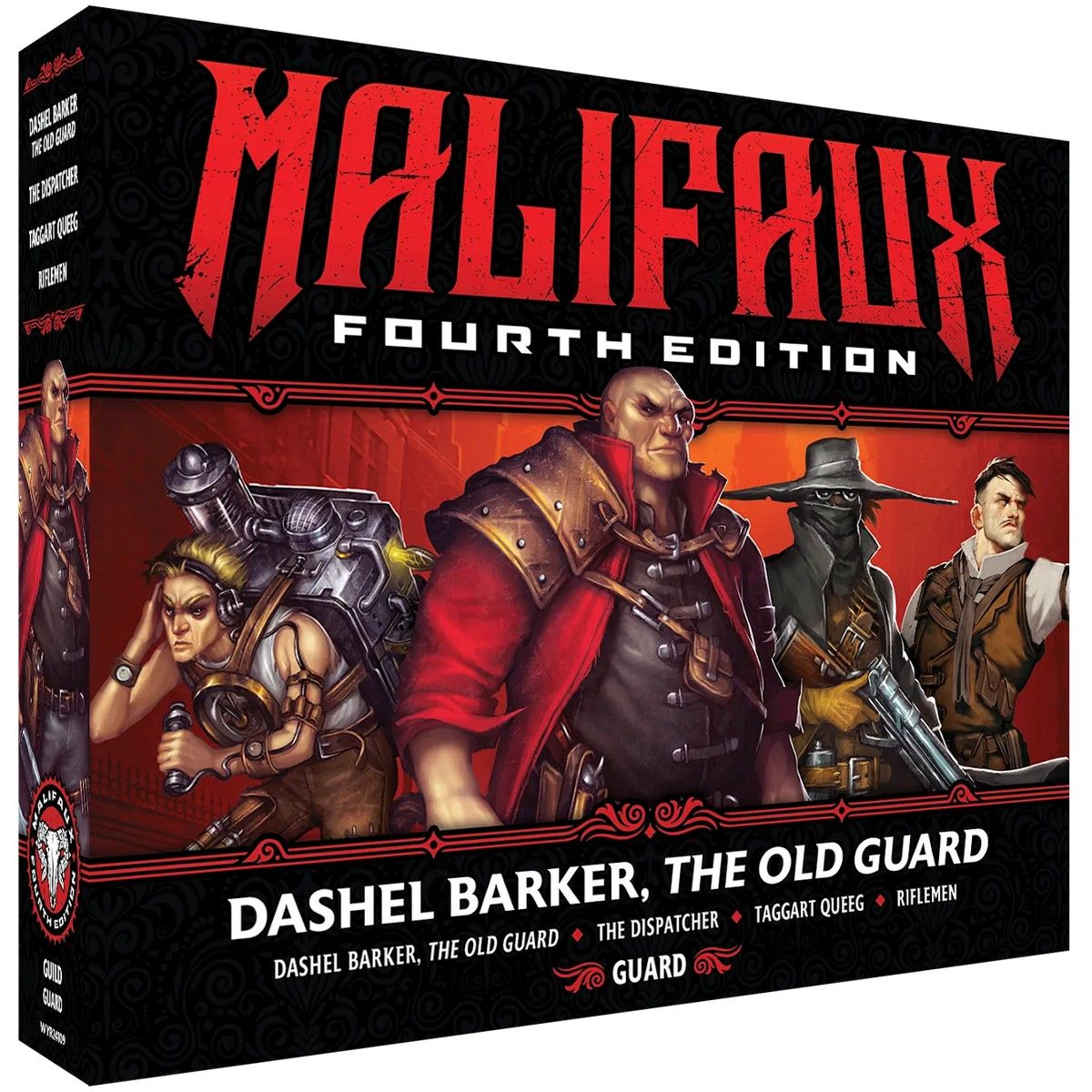 Dashel Barker, The Old Guard - 4th Edition - Malifaux - Wyrd Miniatures