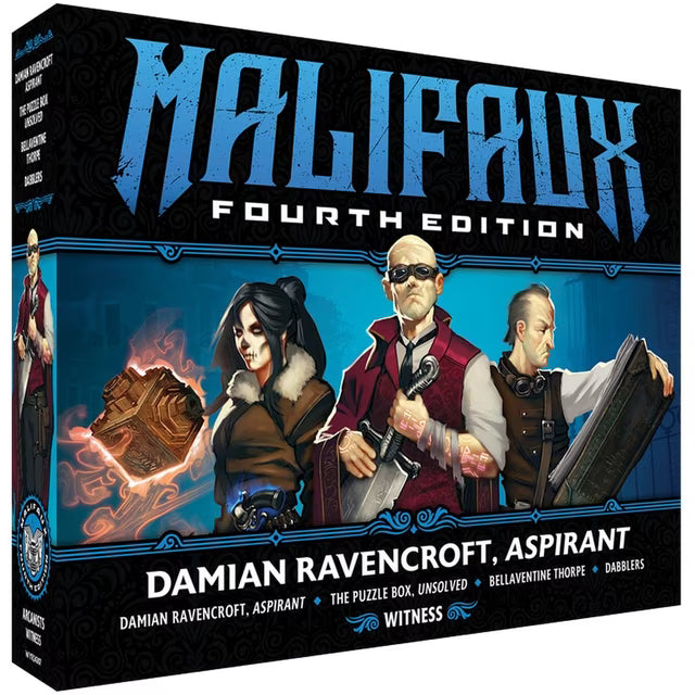 Damian Ravencroft, Aspirant (4th Edition) - The Arcanists - Wyrd Miniatures