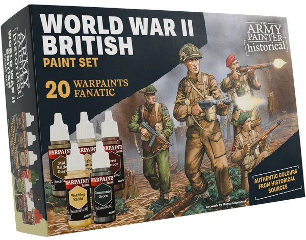 World War II British Paint Set - Warpaints Fanatic - The Army Painter