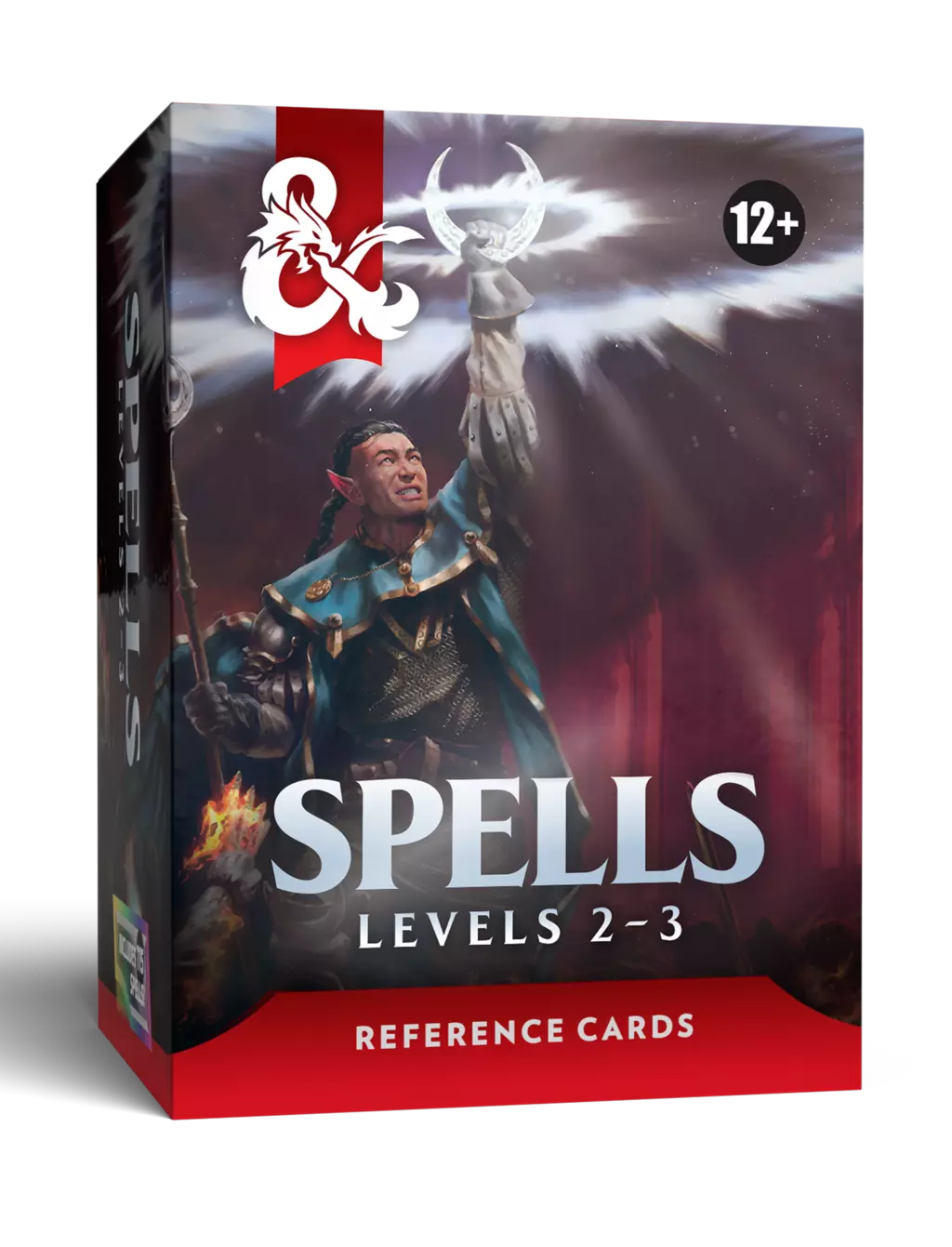 The&nbsp;Spell Reference Cards: Levels 2–3&nbsp;put every level 2–3 spell from the 5.5e Core Rules right at your fingertips. Easy-to-use cards make running spellcasters faster, smoother, and more fun.



What's in the box:



115 Spell Cards Levels 2–3
1 Instruction Card
5 Blank Cards
8 Stat Block Cards
63×88mm (standard playing card size)