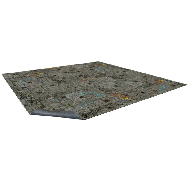 Tappetino Da Gioco Battle Systems – Winter Snowscape 60x60 Cm – Neoprene Per Warhammer, D&D, Frostgrave