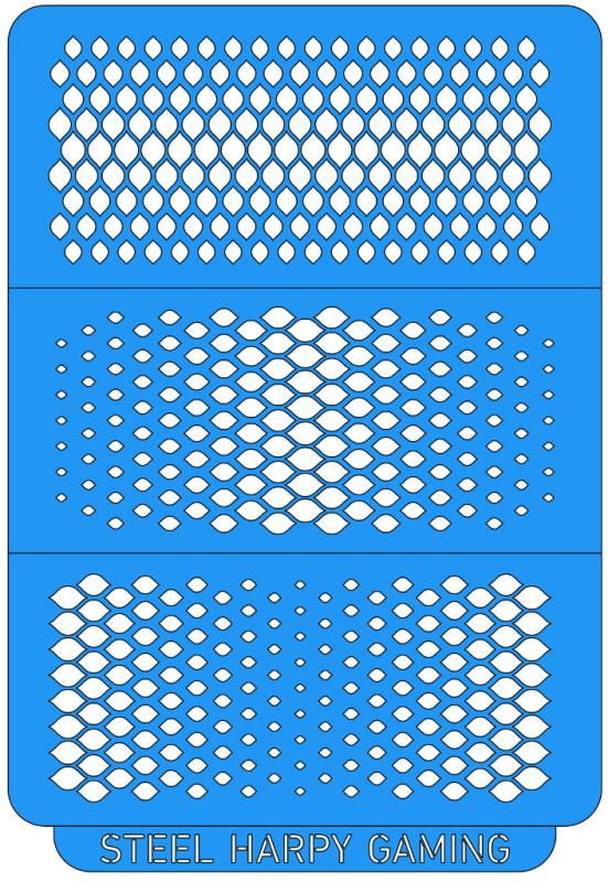 Snakeskin - Style 1 - Steel Harpy Stencils
