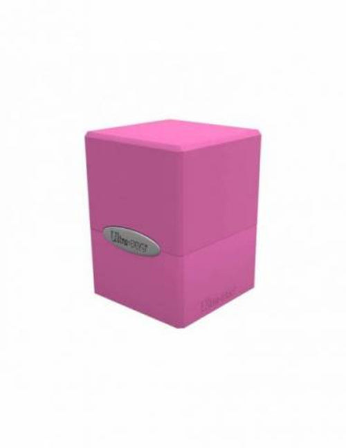 Satin Cube - Hot Pink