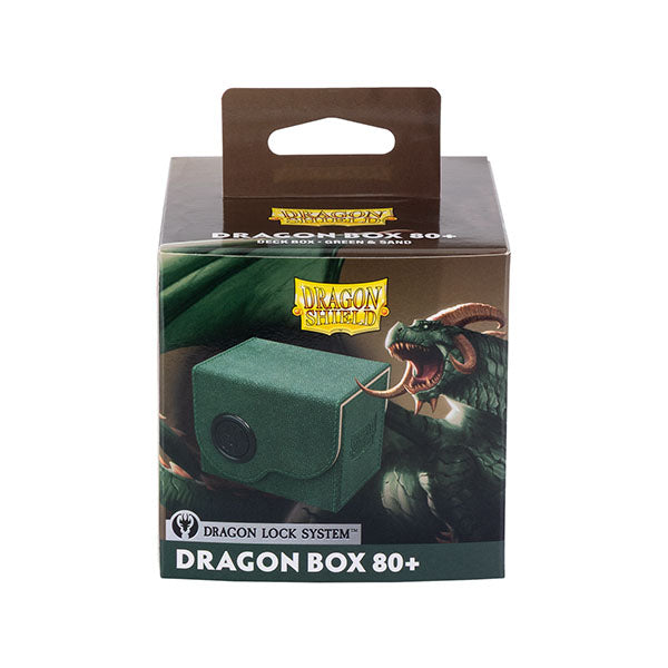 Dragon Shield - Dragon Lock Box 80+ - Green & Sand