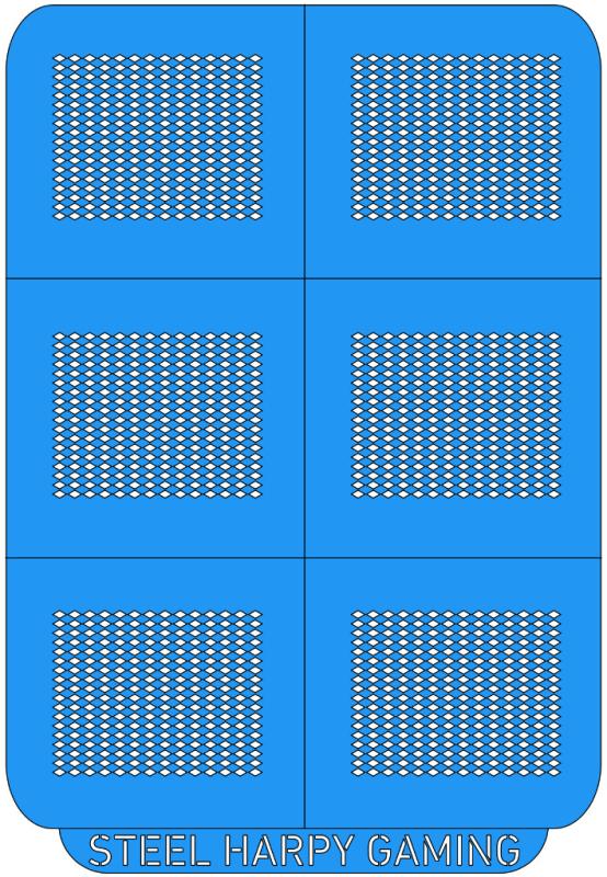 Jester Diamonds - Extra Small - Steel Harpy Stencils