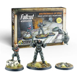Brotherhood Of Steel : Knight-Captain Cade and Paladin Danse - Fallout Miniatures