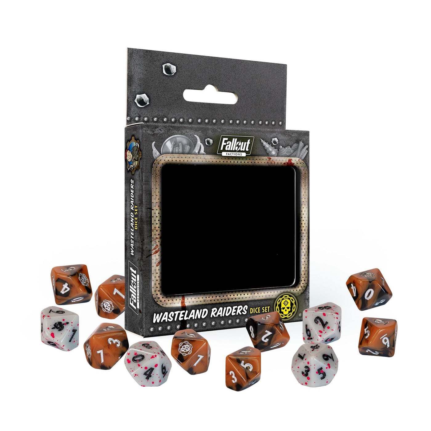 Wasteland Raiders Dice Set - Fallout Factions - Modiphius