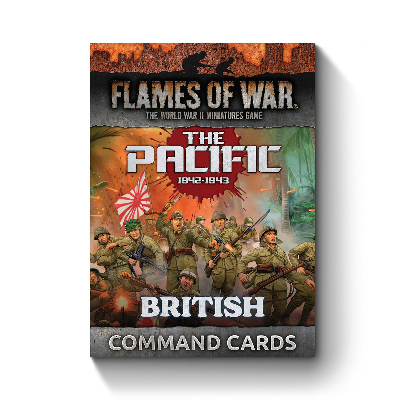 British, Australian & Indian MW Command Card Pack - Limited Edition - Flames of War: Pacific - GF9