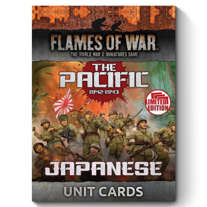 Japanese Unit Cards - Limited Edition - Flames of War: Pacific