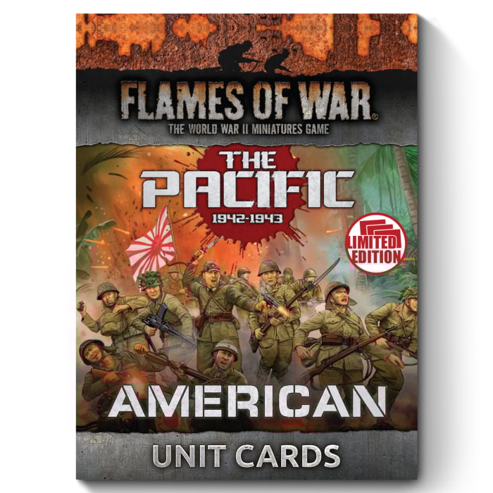 American MW Unit Card Pack - Limited Edition - Flames of War: Pacific