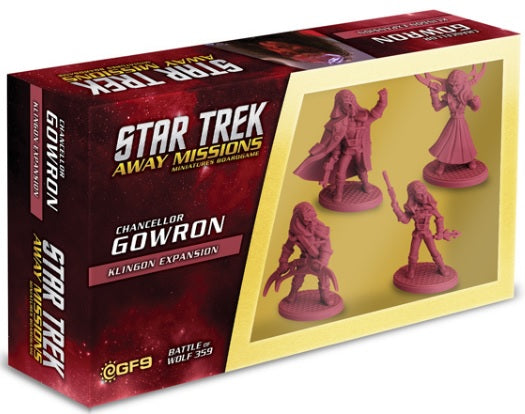 Star Trek Away Missions TNG Klingon Away Team: Gowron +3