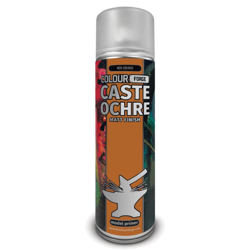 Caste Ochre Aerosol (500ml) - The Colour Forge
