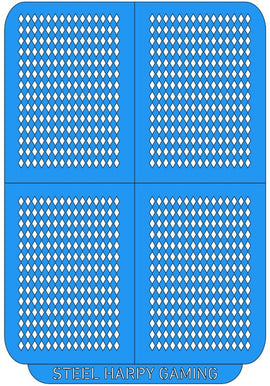 Jester Diamonds -  Small - Style 2 - Steel Harpy Stencils