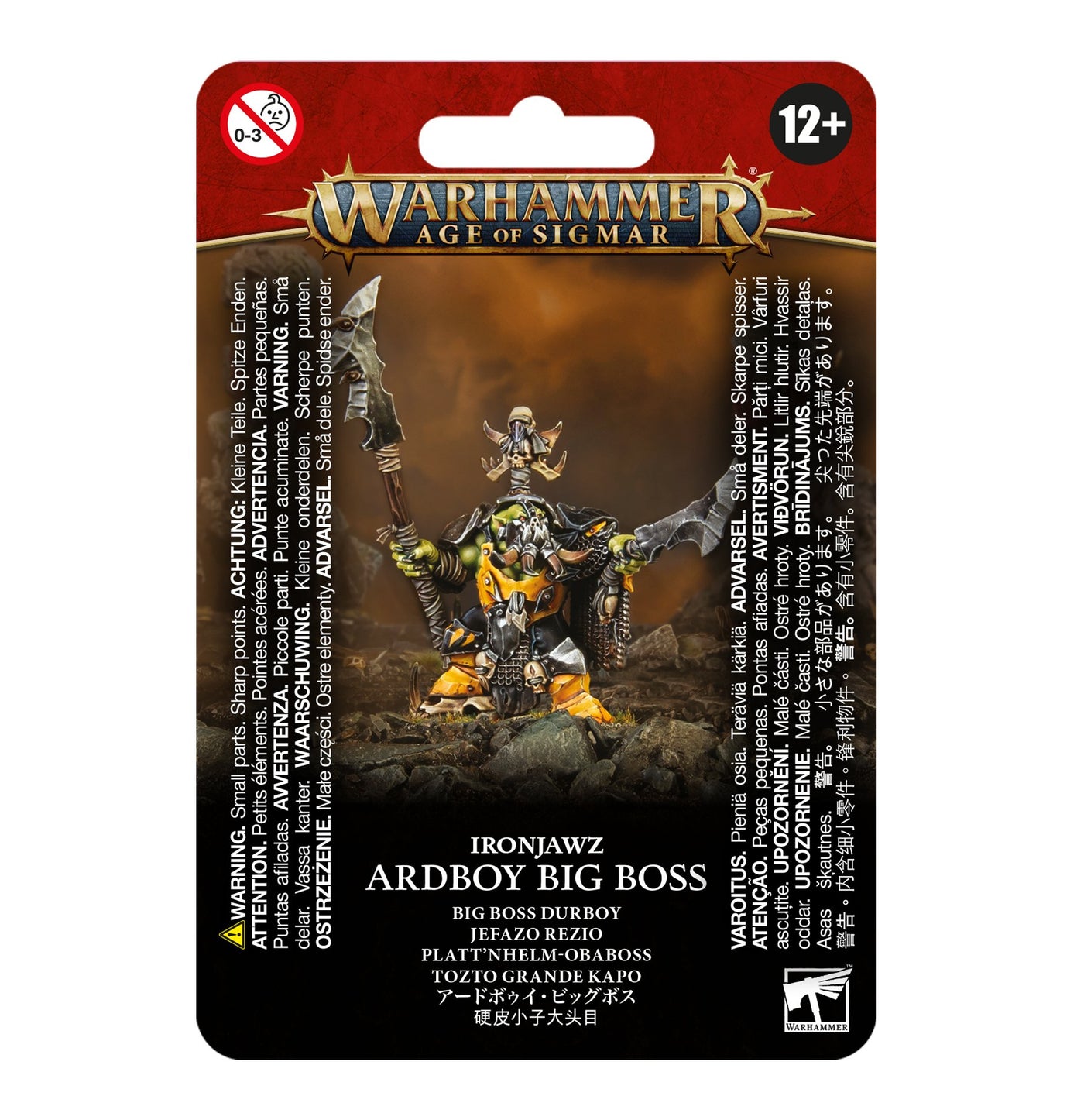 Warhammer Age Of Sigmar - Orruk Warclans - Ardboy Big Boss