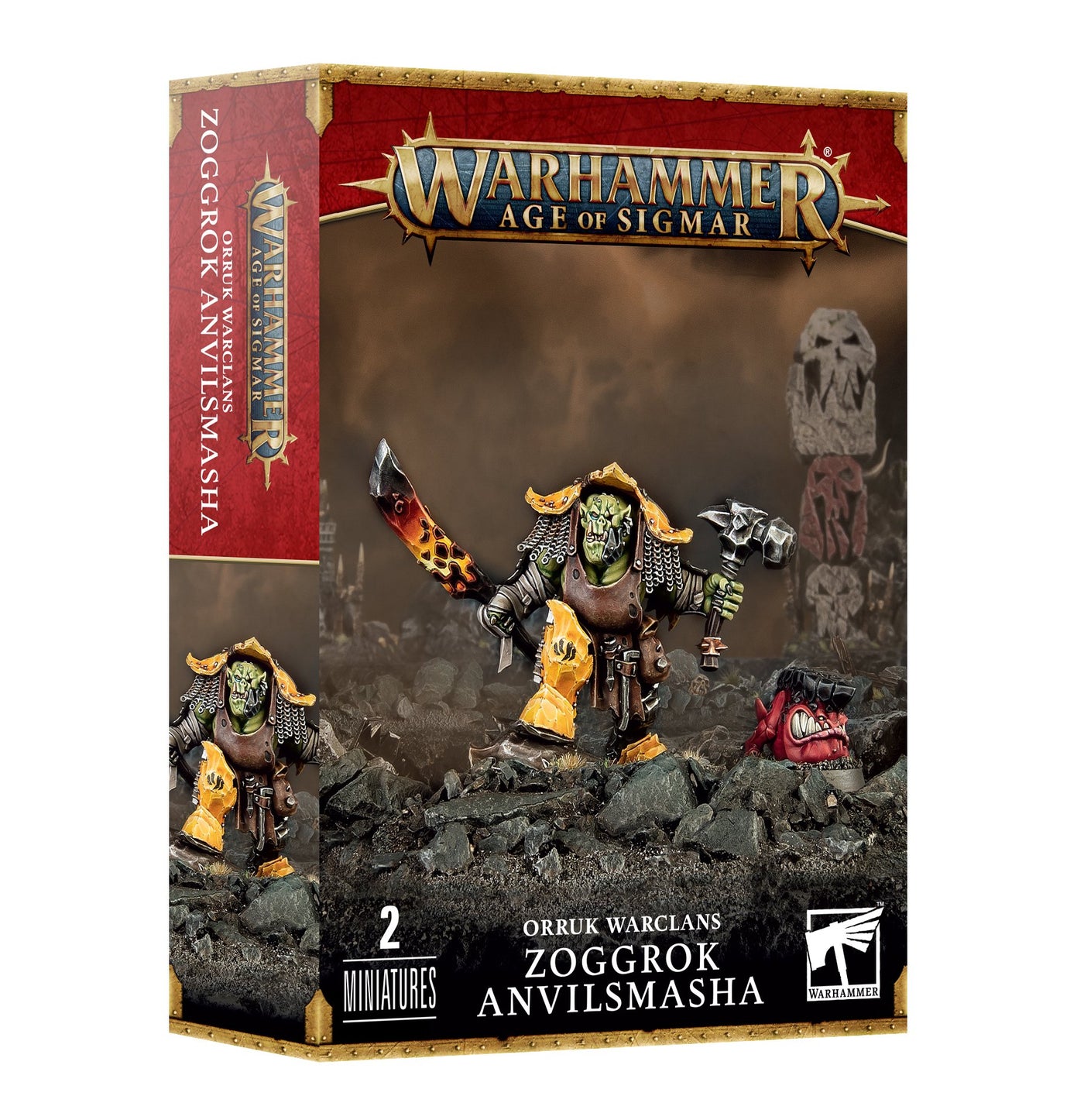 Warhammer Age Of Sigmar - Orruk Warclans - Zoggrok Anvilsmasha