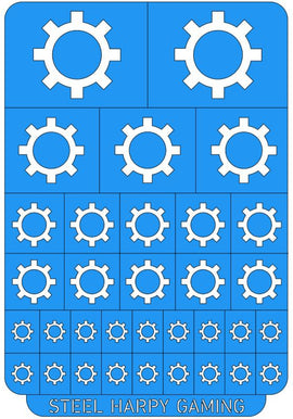 Cogs - Large - Steel Harpy Stencils