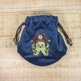 Dice Bag - Blue Octopus