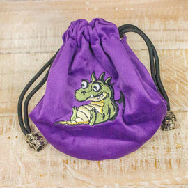 Dice Bag - Purple Dragon