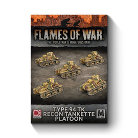 Type 94 TK Recon Tankette Platoon - Flames of War: Pacific