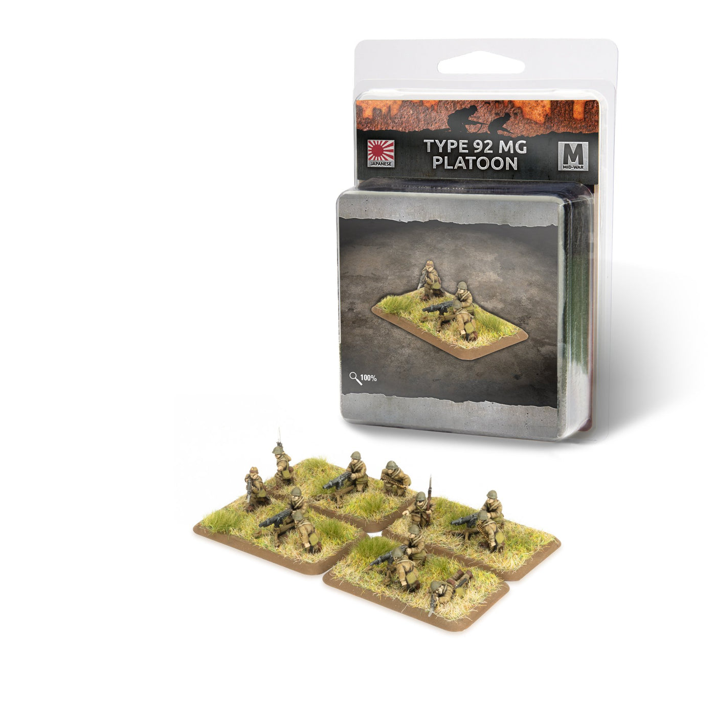 Type 92 Machine-gun Platoon - Flames of War: Pacific - GF9