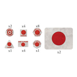 Japanese MW Tokens and Objectives - Flames of War: Pacific