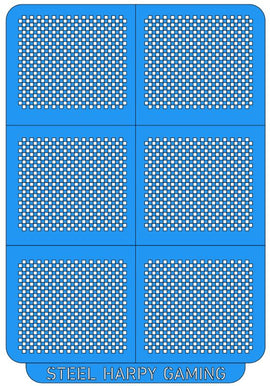 Checkers - Small (2mm Blk) - Steel Harpy Stencils
