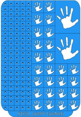 Handprint - Steel Harpy Stencils