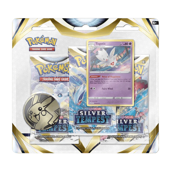 Pokemon TCG: Sword & Shield 12 Silver Tempest 3-Pack Booster - Togetic