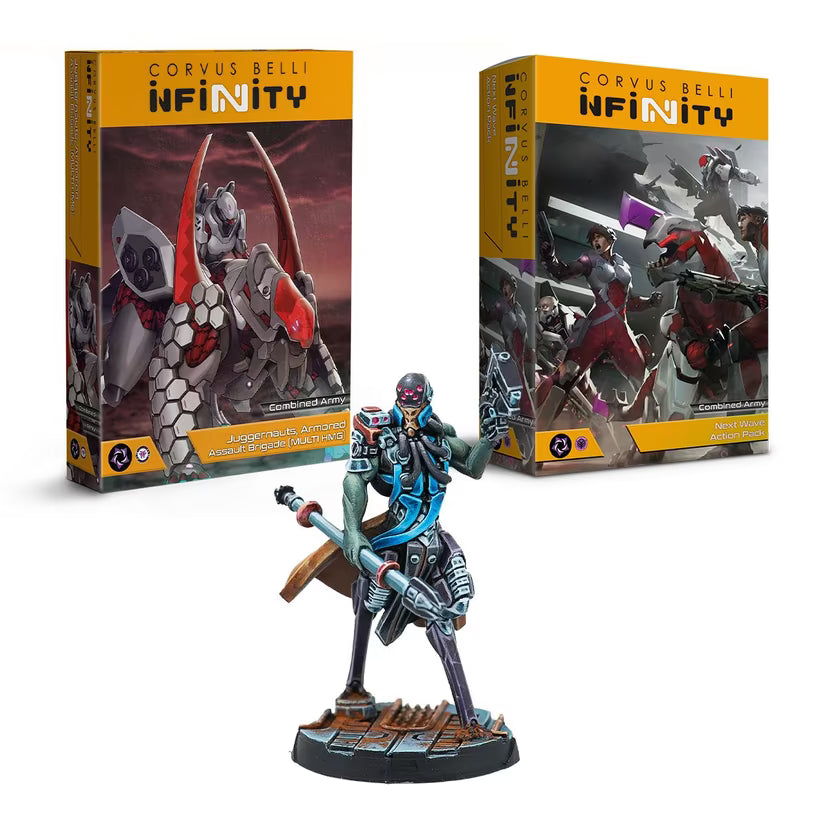 Next Wave Pre-Order Bundle With Glyph Warcor Miniature