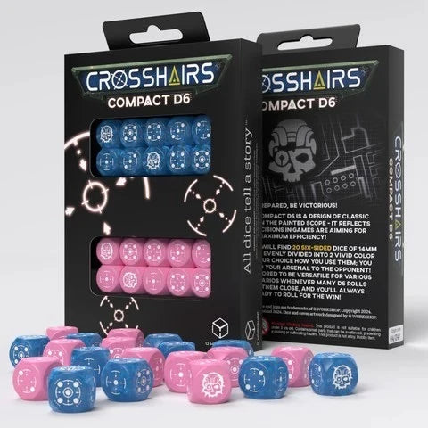 Crosshairs Compact D6: Blue & Pink