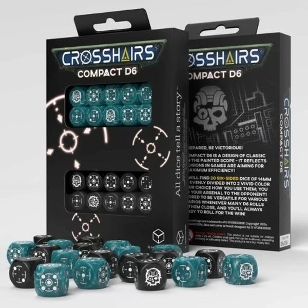 Crosshairs Compact D6: Stormy & Black