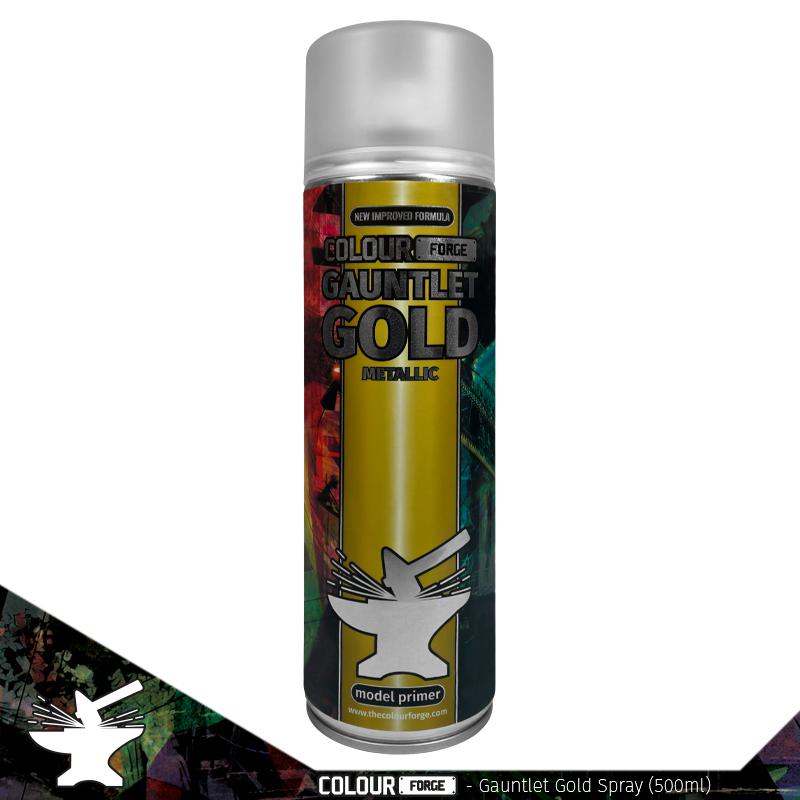 Gauntlet Gold Aerosol (500ml) - The Colour Forge