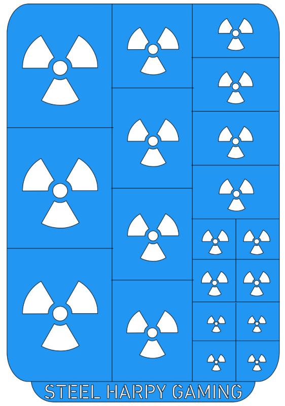 Radioactive - Steel Harpy Stencils