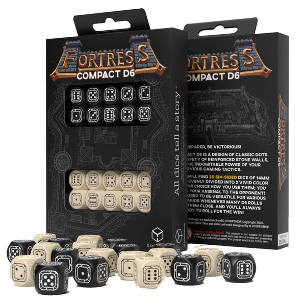 Fortress Compact D6: Black & Beige