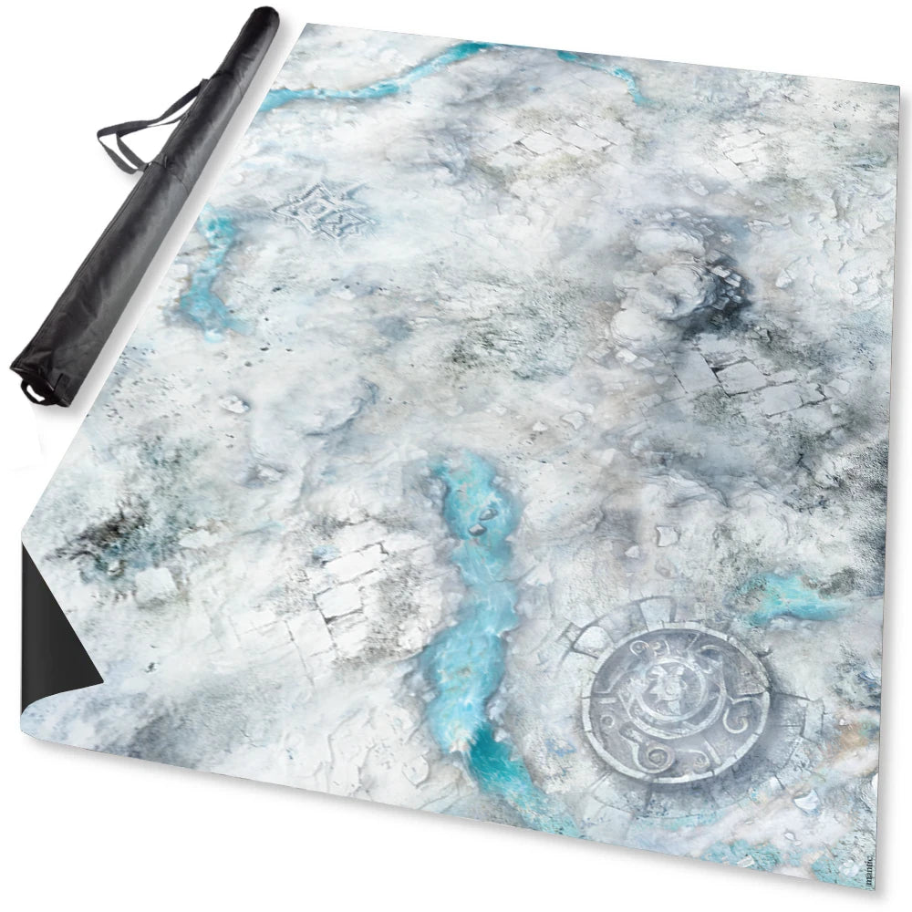 Snowfield Battle Mat 44x60: Terrain Crate - Mantic Games