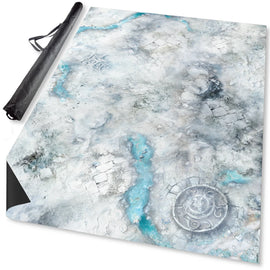 Snowfield Battle Mat 44x60: Terrain Crate - Mantic Games