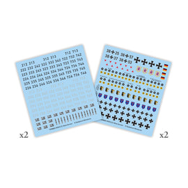 West German Decals (x4 decal sheets) (Checkpoint Charlie)