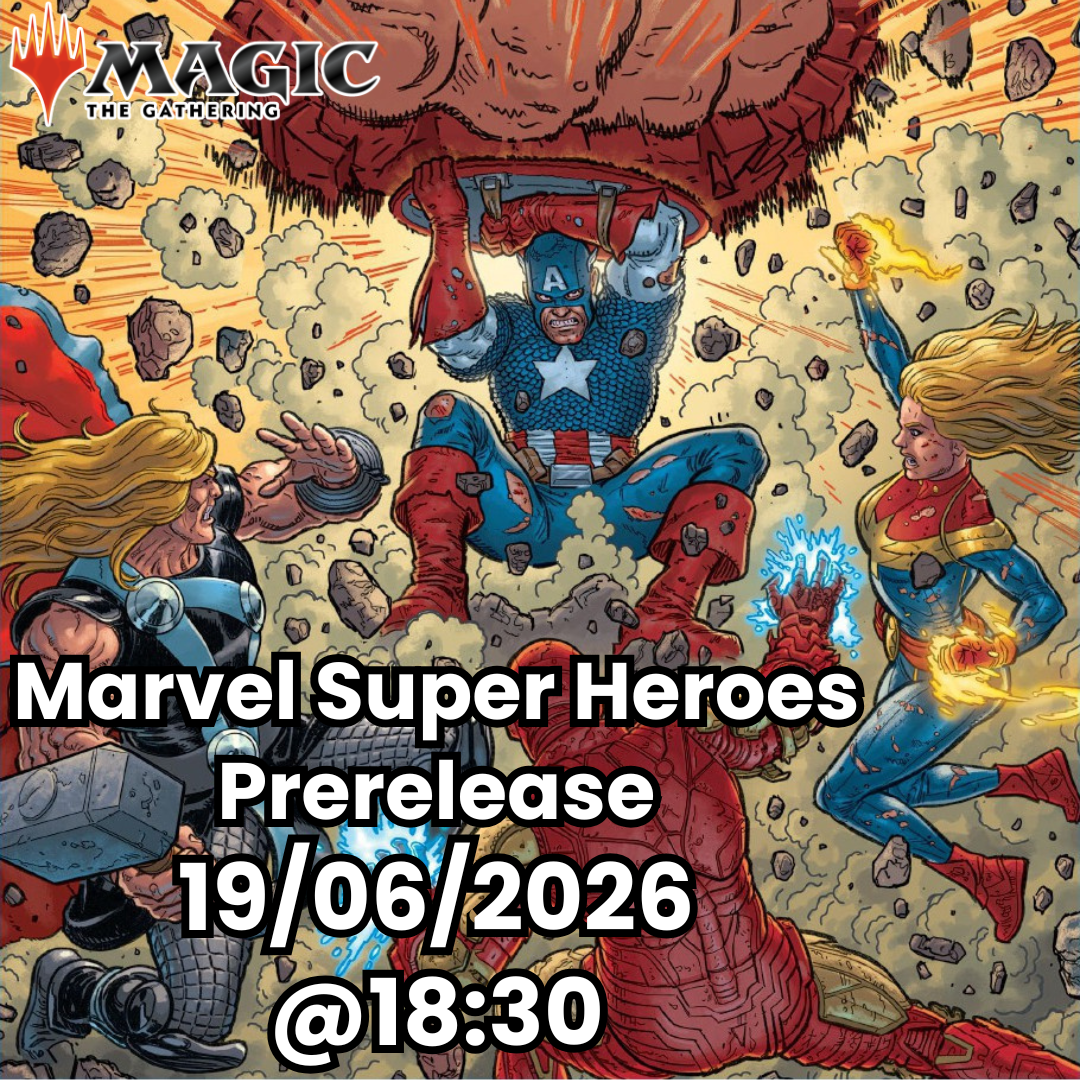 MTG Marvel Superheroes Prerelease Ticket 19/06/2026 @ 18:30