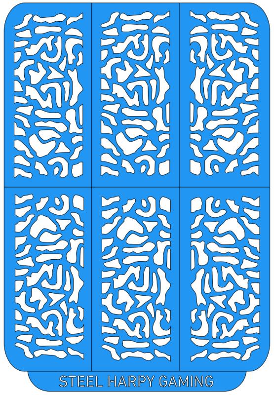 Military Camo - Small - Style 1 - Steel Harpy Stencils