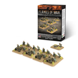 Marine 75mm Artillery Battery - Flames of War: Pacific