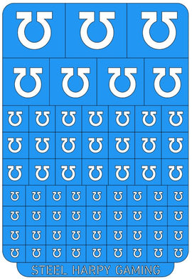 Omega - Small - Steel Harpy Stencils