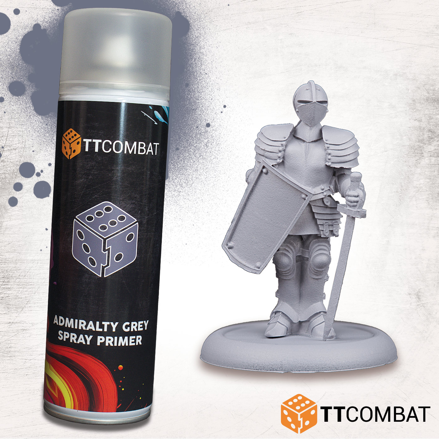 Admiralty Grey Spray Primer (Aerosol) - TTCombat