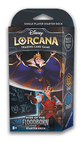 Disney Lorcana TCG Rise Of The Floodborn - The Queen & Gaston Starter Deck